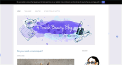 Desktop Screenshot of afrenchbeautyblog.com